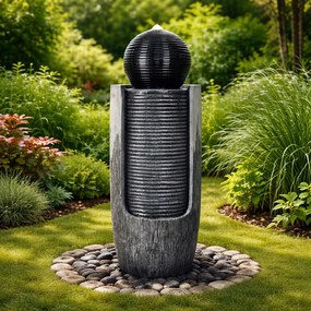 Záhradná fontána BestBerg EF-14 / polyresin / 36 x 36 x 88 cm