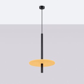 Závesné svietidlo Feltro 1, 1x čierne kovové tienidlo, y