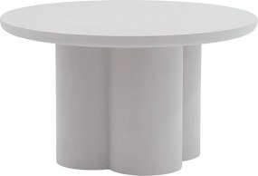 Okrúhly konferenčný stolík Cylindus 80 cm - svetlosivý
