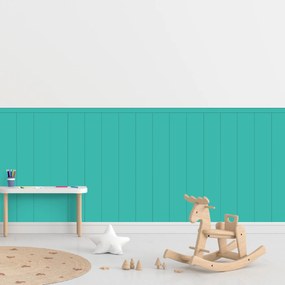 60x100cm Obdĺžnik - Tyrkysová farba - textilná nálepka na stenu Farba: Tmavá, Veľkosť: 100 cm