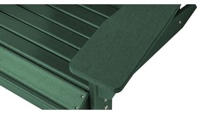 Zelené plastové záhradné kreslo Adirondack – Bonami Selection
