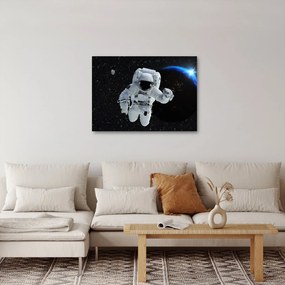 Obraz - Astronaut vo vesmíre (70x50 cm)