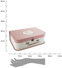 Detský kufrík Mia, sada 3ks, ružová