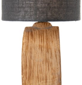 Moderná stolná lampa sivá vrátane LED - Meau