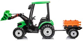 Detský elektrický traktor D68 RAMIZ JS3158B  - zelený