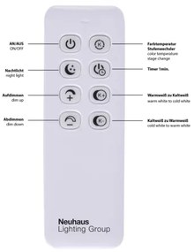 Leuchten Direkt 14017-55 - LED Stmievateľné svietidlo IVEN 2xLED/20W/230V + DO