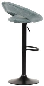 Autronic BONTEC Barová stolička, modrá, látka, AUB-822 BLUE4 Farba: Modrá