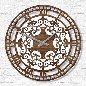 DUBLEZ | Drevené nástenné hodiny - Ornamenty