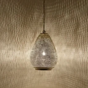 Luxusná strieborná lampa Maskatta D22