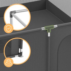 Detská ohrádka Cozy 28 grafitová