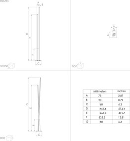 Eglo 900493 - LED Stojacia lampa PANAGRIA LED/24W/230V