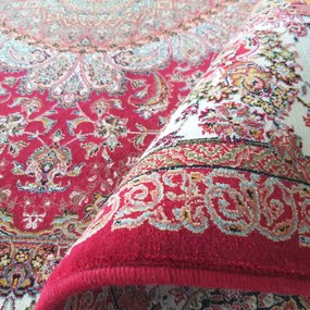 DY Prémiový koberec s exkluzívnym vzorom Pers 03 - červená Rozmer: 150x230 cm