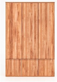 Šatníková skriňa z bukového dreva 135x206 cm Vento 3 - The Beds