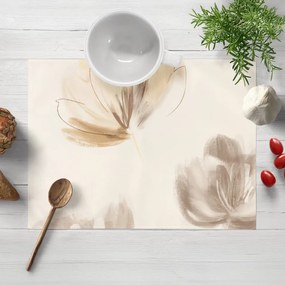 Biante Dekoračné prestieranie na stôl PM-109 Akvarelové tulipány na krémovom 30x40 cm