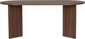 Jedálenský stôl v dekore orecha 89,5x180 cm Sablin – Kalune Design