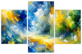 Obraz - Abstraktný slnečný deň (90x60 cm)