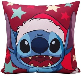 Vianočný vankúš Stitch - 40 x 40 cm