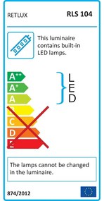 Retlux RLS 104 Samolepiaci LED pásik teplá biela, 5 m