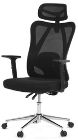 Autronic BONTEC Kancelárska stolička, výškovo nastaviteľná, čierna sieťovina, KA-R216 BK Farba: Čierna