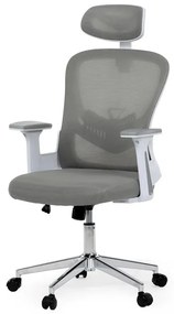 Autronic BONTEC Kancelárska stolička, hojdací mechanizmus, béžová sieťovina, KA-K2031 BGE Farba: Šedá