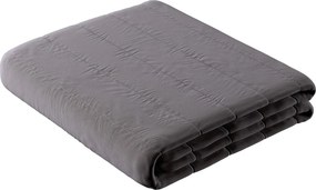 Prehoz  s pozdĺžným prešívaním farba produktu hnedá látka zamatová