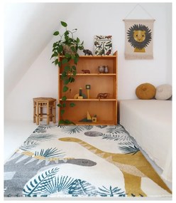 Béžový detský koberec 170x120 cm Sensaku - Nattiot