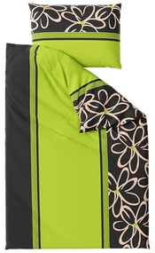 Bavlnené obliečky BELLA BLEND zelené Rozmer obliečky: 70 x 90 cm | 140 x 200 cm