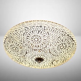 Stropné svietidlo stropnica mozaika Melon CRYSTAL Ø50