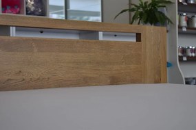 Oak´s Dubová masivná posteľ Corso - 140x200 cm