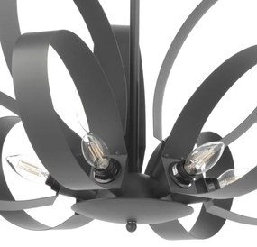 ONLI - Luster na reťazi SERENA 9xE14/6W/230V čierna