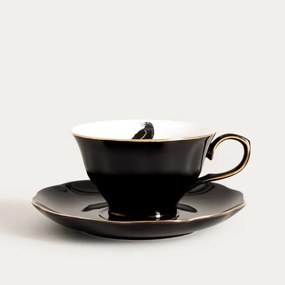 Šálka BARIK s havranom, čierna 750458 150 ml