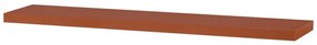 Polička nástěnná 120 cm, MDF, 3D dekor třešeň, baleno v ochranné fólii