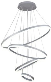 LED Stmievateľný luster na lanku LED/165W/230V 3000-6500K + diaľkové ovládanie