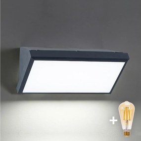 Brilagi-LED Nástenné svietidlo TRIANGLE 1xE27/6W/230V 2700-6500K IP65 antracit