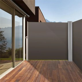 Blumfeldt Bari Doppio 620, dvojitá bočná clona, 6 x 2 m, hliník, antracitová