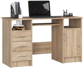 PC stolík Asegura (dub sonoma). Akcia -19%. Vlastná spoľahlivá doprava až k Vám domov. 1117045