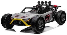 RAMIZ Elektrické autíčko Buggy Racing 5 - sivé - 2X200W - 24V/7Ah - 2023