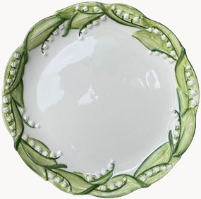 Ručne maľovaný plytký tanier Lily of the Valley