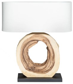 Stolná lampa OrganicArtwork 55cm orech