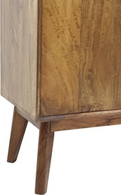 Drevená komoda Espita so šuplíkmi a dvierkami - 152*40*80cm