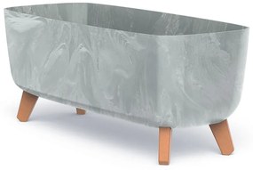 Kvetináč GRACIA CASE BETON EFFECT 58cm sivý