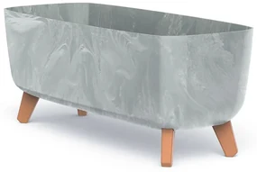 Kvetináč GRACIA CASE BETON EFFECT 58cm sivý