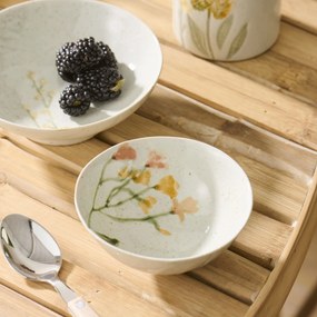 Ib Laursen Kameninová miska Flowers inside 13 cm