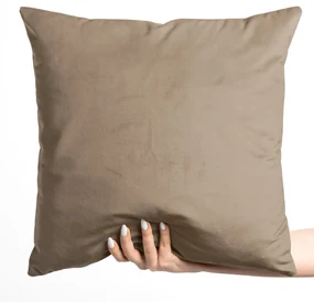 Biante Zamatová obliečka na vankúš Velvet Prémium SVP-034 Kávovo hnedá 70 x 90 cm