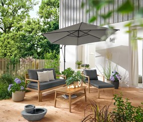 LED akumulátorové čajové sviečky do exteriéru, 6 ks