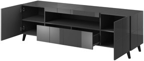 Cama Sivý TV stolík Reja