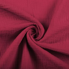 Biante Mušelínová plienka/dečka Nature MSN-042 Malinovo červená 100x100 cm