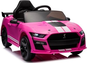 LEAN CARS Ford Mustang GT500 Shelby Ružová batéria vozidla