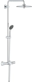 GROHE Vitalio Joy nástenný sprchový systém s vaňovým termostatom, horná sprcha 3jet EcoJoy priemer 260 mm, ručná sprcha 3jet, chróm, 27860001
