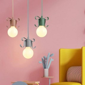 Toolight Narni, závesné stropné svietidlo 1xE27 APP188-1CP, šedá, OSW-00265